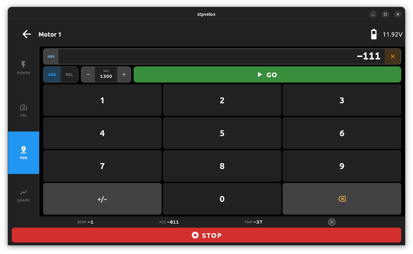 IMG: Adjust the motor