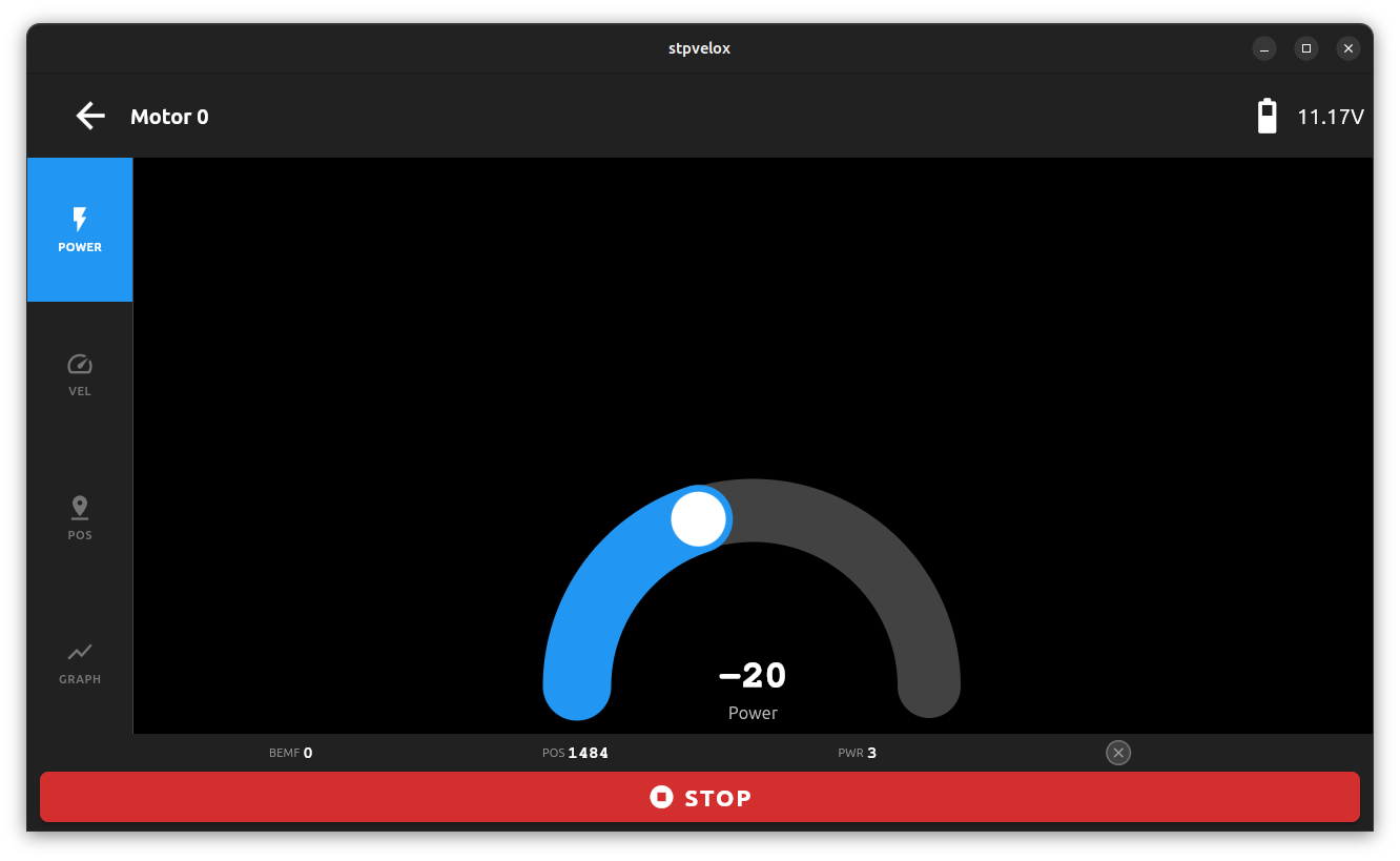 IMG: Example slider controller from motor power